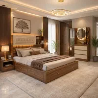 سرویس خواب میز آرایشی پا تختی
