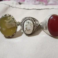 فروش فوری انگشترشجر دریایی عقیق یمنی.