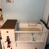 تخت کودک ساحل چوب