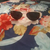 عینک ریبن اصلی شیشه سنگی ابی