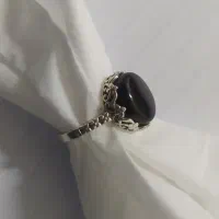 انگشتر نقره با نگین عقیق مشهد