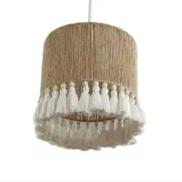 لوستر مکرومه و رافیا|لوستر و چراغ آویز|مشهد, مصلی (کارمندان اول)|دیوار