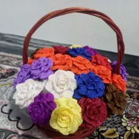 گل کاغذی|گل مصنوعی|بروجرد, |دیوار