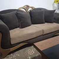 مبلمان7نفره راحتی|مبلمان خانگی و میز عسلی|نیشابور, مسکن مهر نور|دیوار