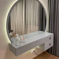 آینه قدی دیواری دفرمه LED با کنسول MDF|آینه|تهران, شهرک غرب|دیوار