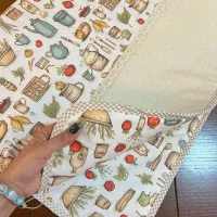 ست کامل سرویس آشپزخانه عروس برای جهیزیه|سفره، حوله، دستمال آشپزخانه|قزوین, |دیوار