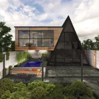 کلبه و ویلای چوبی تلفیقی|مصالح و تجهیزات ساختمان|مشهد, چهنو|دیوار