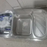 سینک دو قلو البرز  تو کار  یک متری