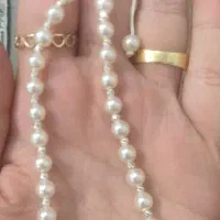 گردنبند نقره 925 و مروارید