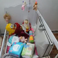 تخت کودک.نرده بلند.