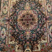 فرش چله ابریشم سالاری