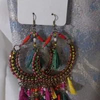 گوشواره طرح سرخ پوستی مارک کوتون ترکیه ای|بدلیجات|تهران, نعمت‌آباد|دیوار