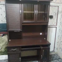 میز کامپیوتر ویترین دار