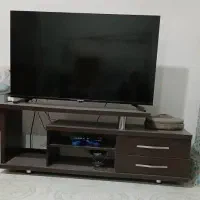 میز تلویزیون امدیاف قهوهای تمیز