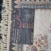 یک جفت فرش ۹ متری سورمه ای تمام نخ دست دوم|فرش|تهران, افسریه شمالی|دیوار