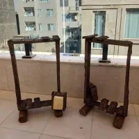 پایه چوبی،باکس گل،گل خشک