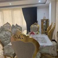 میز ناهارخوری طلاکوب