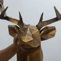 دیوارکوب گوزن|مجسمه، تندیس، ماکت|تهران, چیتگر شمالی|دیوار