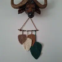 برگ زیبای مکرومه