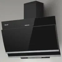 هود کاملا نو شیشه مشکی زه استیل مورب