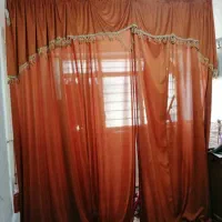 پرده قهوه ای