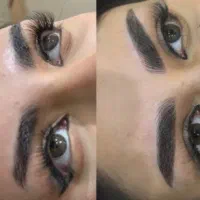 تتو ابرو بن مژه خط چشم رژ لب شیدینگ ابرو شیدینگ لب