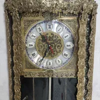 ساعت ایستاده برنز گل رز