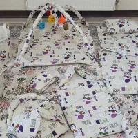 سرویس خواب نوزاد|رختخواب، بالش، پتو|کاشان, شهرک خاتم الانبیا (مسکن ملی کاشان)|دیوار