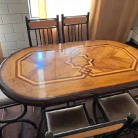 میز ناهار خوری چوبی