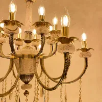 لوستر سنگی برنجی ۱۶شعله با ضمانت/ بازار مبل و فرش|لوستر و چراغ آویز|تهران, نعمت‌آباد|دیوار
