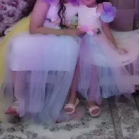 لباس پرنسسی فنردار ۴تا۷سال و ۸تا۱۲ سال|کفش و لباس بچه|تهران, جوادیه|دیوار