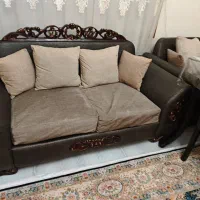 مبل راحتی ۷ نفره با میز ۶ نفره