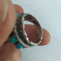 انگشترفیروزه عجمی ذات دار|جواهرات|زاینده رود, |دیوار