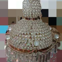 لوستر کریستالی بزرگ