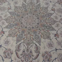 فرش دستباف نو خانگی کرک وابریشم اصفهان