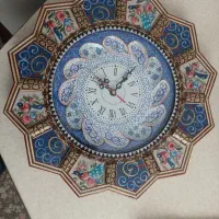 ساعت دیواری خاتم کاری شده