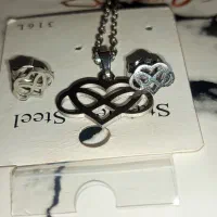 ست گل گوش و گردنبند