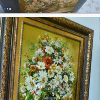 تابلو فرش چله ابربشم|تابلو فرش|تهران, گلستان (شهرک راه آهن)|دیوار