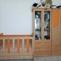 کمدوتخت کودک.جنس ام دی اف خارجی.ضد آب.ضد خش|تخت و سرویس خواب|جوادآباد, |دیوار