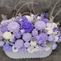 باکس شمع گل هدیه