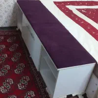 تخت خواب دونفره سفارشی چوب گردو|تخت و سرویس خواب|مشهد, هفده شهریور|دیوار