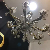 لوستر ۶ شاخه و ۸ شاخه برنج|لوستر و چراغ آویز|قم, شهرک قدس|دیوار