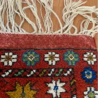 فرش دستبافت ترکمن درحد نو قرمز  چله پشم|فرش|تهران, حکیمیه|دیوار