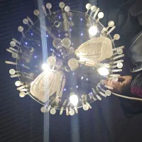 دوعدد لوستر|لوستر و چراغ آویز|بجنورد, |دیوار