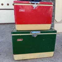 کلمن یخدان یخچال آمریکا آمریکایی قدیمی عتیقه فلزی|یخچال و فریزر|اصفهان, شیخ اشراق|دیوار