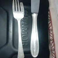 کارد وچنگال نقره