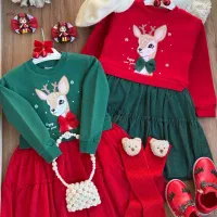 سارافون دخترانه یلدایی|کفش و لباس بچه|تهران, شهرک صدرا|دیوار