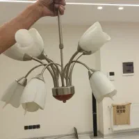 ۲عددلوستر حباب دار