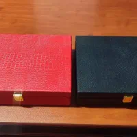 جعبه چوبی با روکش چرمی