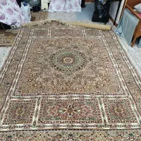 فرش 9متری نخ ابریشم کاملا نواستفاده